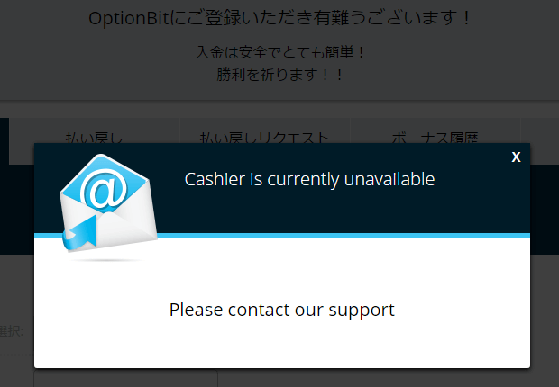 オプションビットエラー