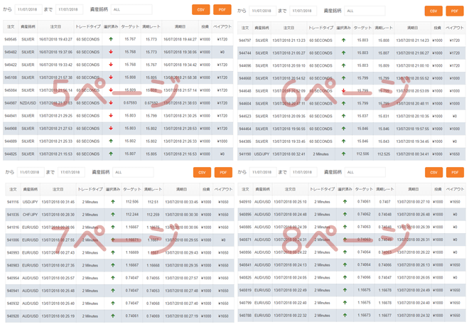 オプションビット フォロートレード 取引検証