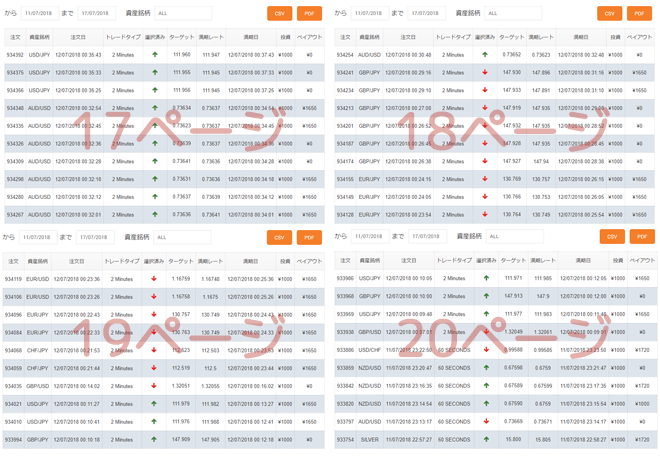 オプションビット フォロートレード 取引検証