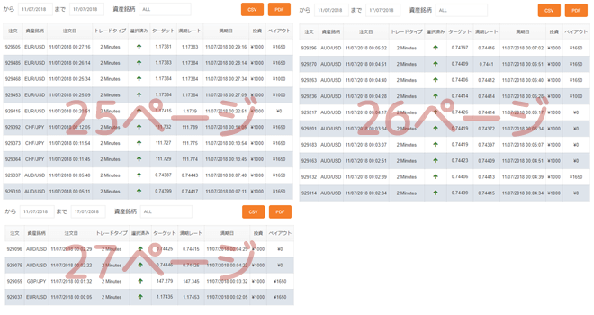 オプションビット フォロートレード 取引検証