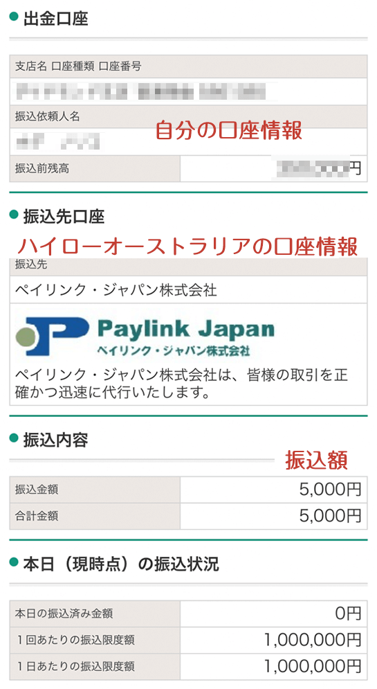 ハイローオーストラリア スマホから入金する方法 イオン銀行